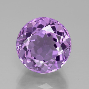 7.87 ct Violet Amethyst Gemstone, Amethyst Gem in Round Facet Shape for Sale.