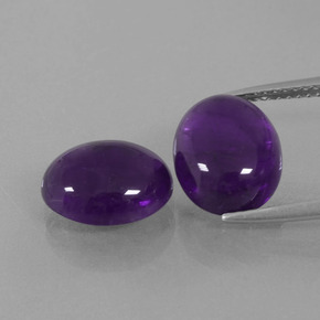 3.5ct Oval Cabochon Violet Amethyst Gem for sale 3.5ct Oval Cabochon Violet Amethyst Gem (ID: 392293)