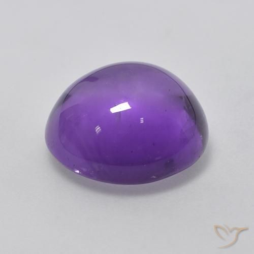 Amethyst Gemstone in 11 mm (calibrated) Size for Sale, Amethyst Stone in Medium-Light Violet Color