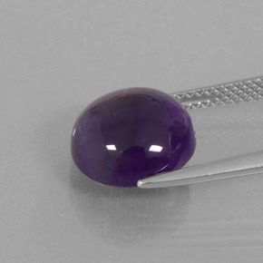 Amethyst Gemstone in 11 mm (calibrated) Size for Sale, Amethyst Stone in Violet Color