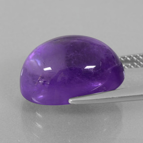 Amethyst Gemstone in 14 x 10 mm (calibrated) Size for Sale, Amethyst Stone in Medium-Light Violet Color