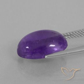 Amethyst Gemstone in 14 x 10 mm (calibrated) Size for Sale, Amethyst Stone in Medium-Light Violet Color