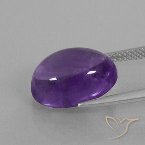 Amethyst Gemstone in 14 x 10 mm (calibrated) Size for Sale, Amethyst Stone in Medium Violet Color