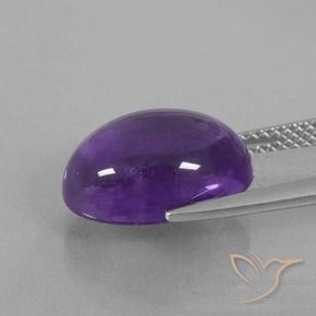 Amethyst Gemstone in 14 x 10 mm (calibrated) Size for Sale, Amethyst Stone in Medium Violet Color