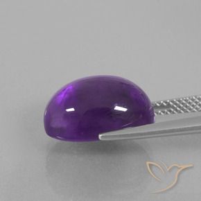 Amethyst Gemstone in 14 x 10 mm (calibrated) Size for Sale, Amethyst Stone in Medium Violet Color