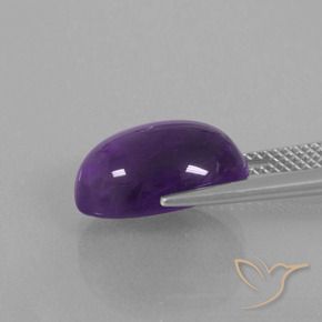 Amethyst Gemstone in 14 x 10 mm (calibrated) Size for Sale, Amethyst Stone in Medium Violet Color