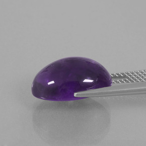 Amethyst Gemstone in 14 x 10 mm (calibrated) Size for Sale, Amethyst Stone in Violet Color