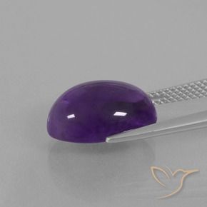 Amethyst Gemstone in 14 x 10 mm (calibrated) Size for Sale, Amethyst Stone in Medium Violet Color