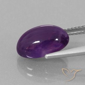 Amethyst Gemstone in 12 x 8 mm (calibrated) Size for Sale, Amethyst Stone in Reddish Violet Color