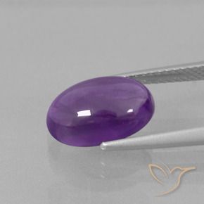 Amethyst Gemstone in 12 x 8 mm (calibrated) Size for Sale, Amethyst Stone in Medium Violet Color
