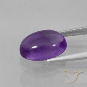 Amethyst Gemstone in 12 x 8 mm (calibrated) Size for Sale, Amethyst Stone in Medium-Light Violet Color