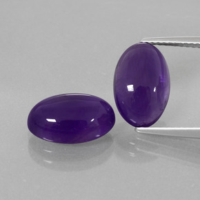 3.3ct Oval Cabochon Violet Amethyst Gem for sale 3.3ct Oval Cabochon Violet Amethyst Gem (ID: 393171)