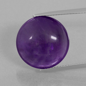 16ct Round Cabochon Violet Amethyst Gem for sale 16ct Round Cabochon Violet Amethyst Gem (ID: 393351)