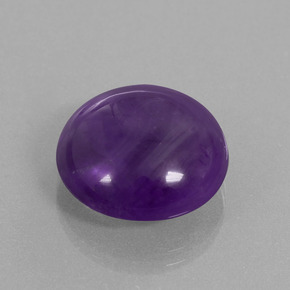 15.98 ct Violet Amethyst Stone, Natural Amethyst in Round Cabochon Shape for Sale