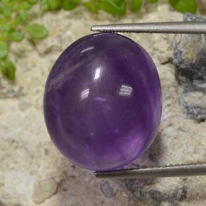 18.2ct Oval Cabochon Violet Amethyst for sale thumb image of 18.2ct Oval Cabochon Violet Amethyst (ID: 393486)