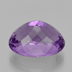 Amethyst Gemstone in 17.9 x 13.7 mm Size for Sale, Amethyst Stone in Violet Color