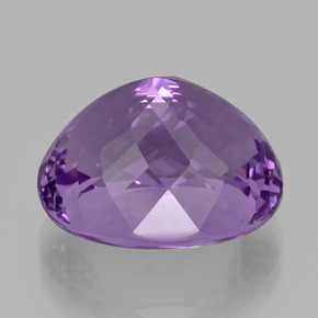 Amethyst Gemstone in 17.5 x 14.9 mm Size for Sale, Amethyst Stone in Violet Color