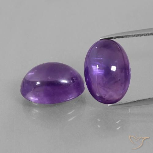 13.78ctw Natural Medium-Light Violet Amethyst, Oval, Transparent