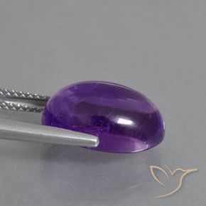 Amethyst Gemstone in 14 x 10 mm (calibrated) Size for Sale, Amethyst Stone in Medium Violet Color