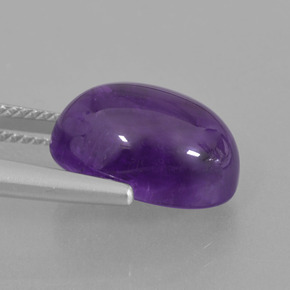 Amethyst Gemstone in 14 x 10 mm (calibrated) Size for Sale, Amethyst Stone in Medium Violet Color
