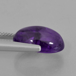 Amethyst Gemstone in 14 x 10 mm (calibrated) Size for Sale, Amethyst Stone in Medium Violet Color