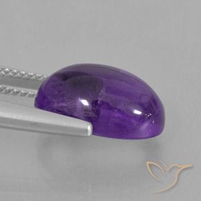Amethyst Gemstone in 14 x 10 mm (calibrated) Size for Sale, Amethyst Stone in Medium Violet Color