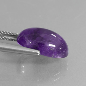Amethyst Gemstone in 14 x 10 mm (calibrated) Size for Sale, Amethyst Stone in Medium-Light Violet Color