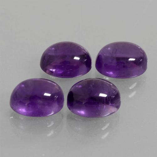 2.5ct Oval Cabochon Violet Amethyst for sale thumb image of 2.5ct Oval Cabochon Violet Amethyst (ID: 412165)