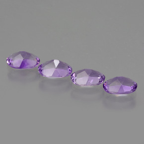 Amethyst Gemstones in 7 x 5 mm (calibrated) Size for Sale, Amethyst Stones in Violet Color