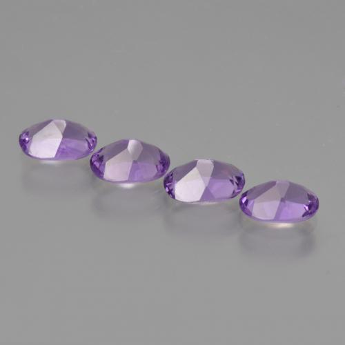 Amethyst Gemstones in 7 x 5 mm (calibrated) Size for Sale, Amethyst Stones in Intense Violet Color