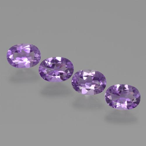 Medium Violet Amethyst Gem - 0.7ct Oval Facet (ID: 426968)
