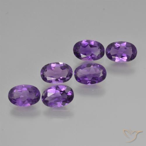 2.23ctw Natural Intense Violet Amethyst, Oval, VVS-VS