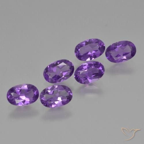 2.43ctw Natural Intense Violet Amethyst, Oval, VVS-VS