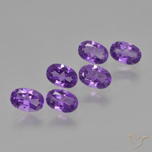 2.43ctw Natural Medium Violet Amethyst, Oval, VVS-VS