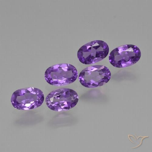 2.48ctw Natural Vivid Violet Amethyst, Oval, VVS-VS
