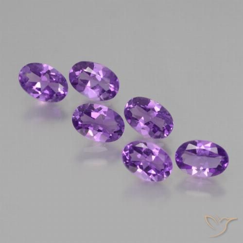 2.54ctw Natural Intense Violet Amethyst, Oval, VS