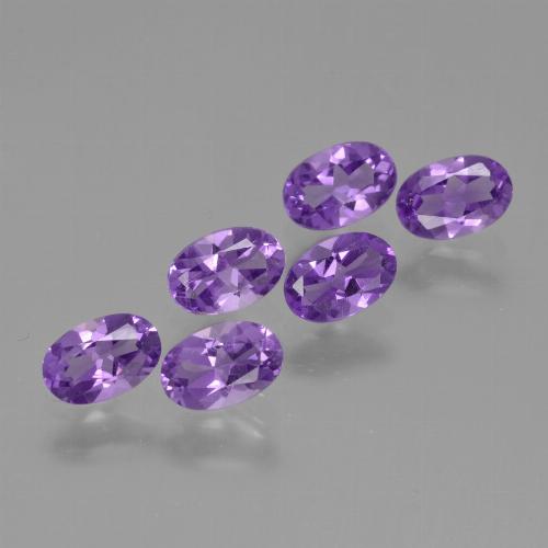 Violeta intenso Amatista Gema - 0.4ct Forma ovalada (ID: 427332)