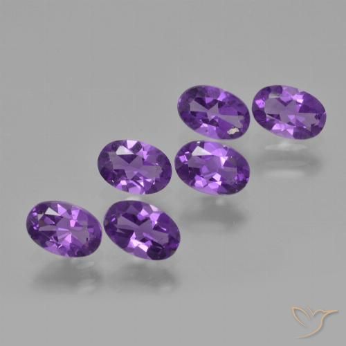 2.48ctw Natural Intense Violet Amethyst, Oval, VVS-VS