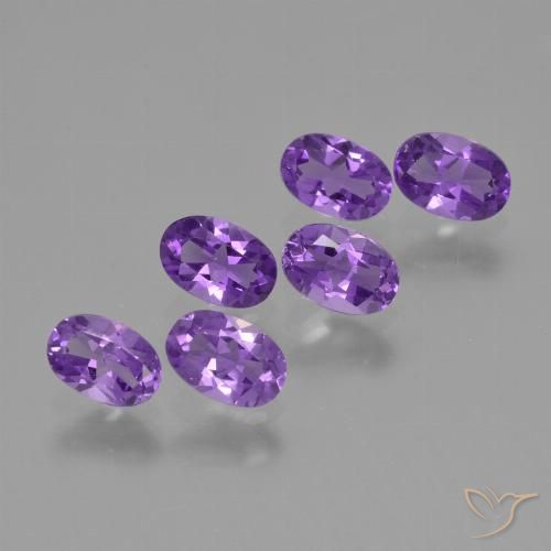 2.60ctw Natural Medium Violet Amethyst, Oval, VVS-VS