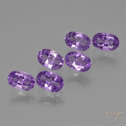 2.48ctw Natural Deep Violet Amethyst, Oval, VVS-VS