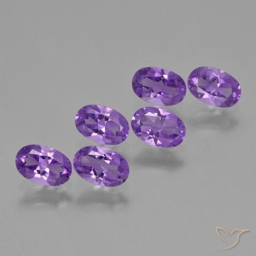 2.37ctw Natural Vivid Violet Amethyst, Oval, VS