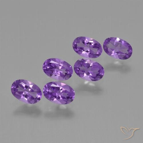 2.37ctw Natural Medium Violet Amethyst, Oval, VS