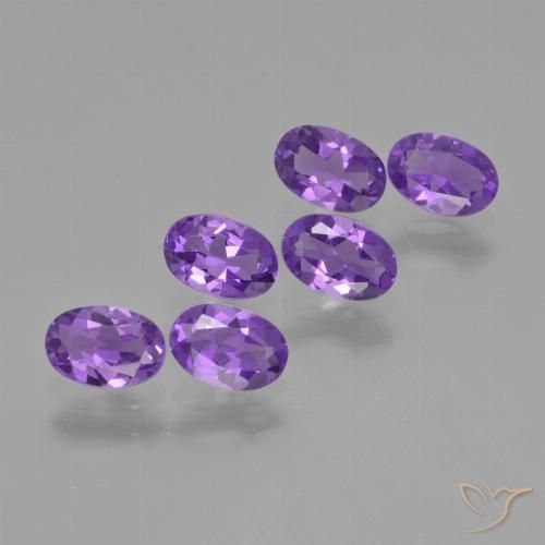 2.49ctw Natural Deep Violet Amethyst, Oval, VVS-VS