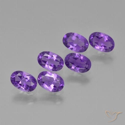 2.41ctw Natural Intense Violet Amethyst, Oval, VVS-VS