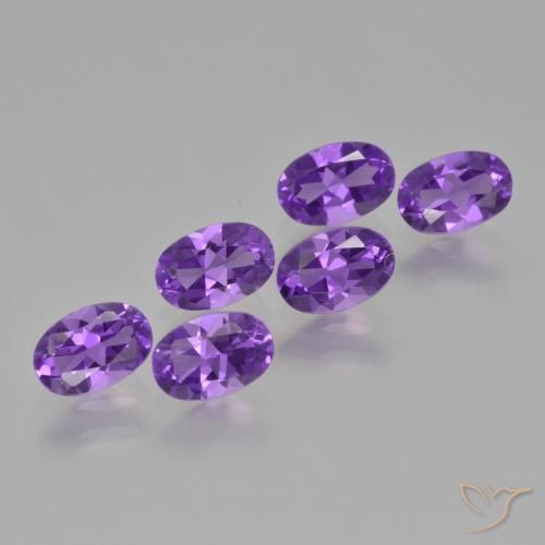 2.51ctw Natural Intense Violet Amethyst, Oval, VVS-VS