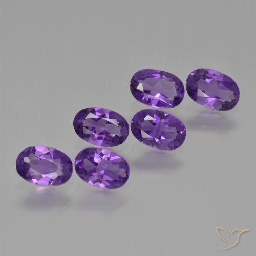 2.29ctw Natural Deep Violet Amethyst, Oval, VVS-VS