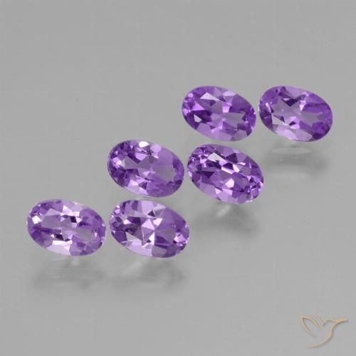 2.56ctw Natural Vivid Violet Amethyst, Oval, VVS-VS