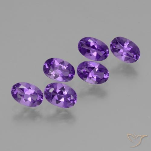 2.58ctw Natural Vivid Violet Amethyst, Oval, VVS-VS