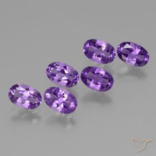 2.44ctw Natural Deep Violet Amethyst, Oval, VVS-VS