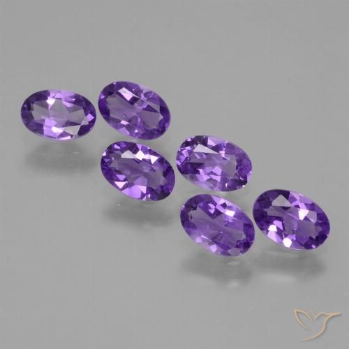 2.18ctw Natural Intense Violet Amethyst, Oval, VVS-VS
